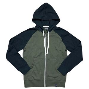 NWOT American Giant Men's Raglan Colorblock Midweight Full Zip Hoodie‎ S